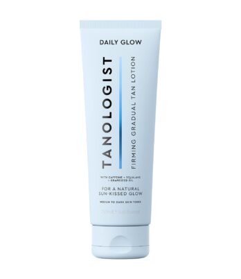 Tanologist Daily Glow Firming 250ml Med Dark Tube Render 348x402